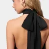Ruffle Detail Halter Top