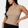 ONE SHOULDER RING DETAIL SWEATER