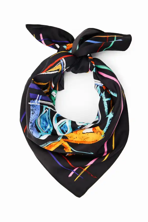 Illustration square scarf