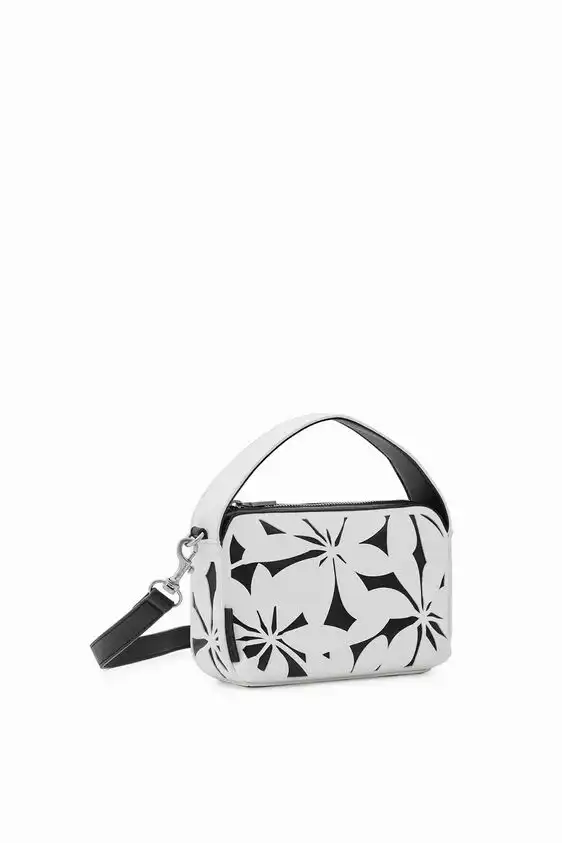 Mini die-cut floral bag