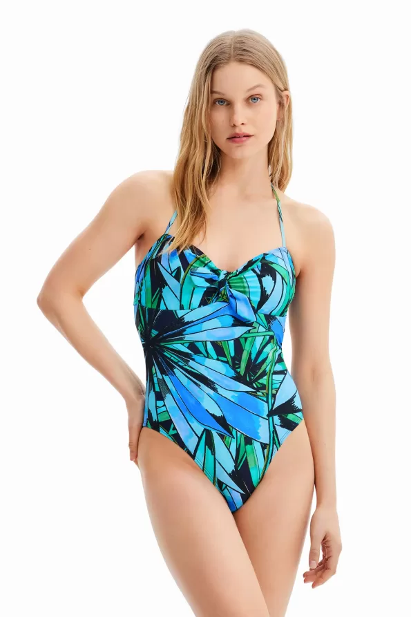 Tropical knot swimsuit
