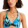 Tropical bikini top