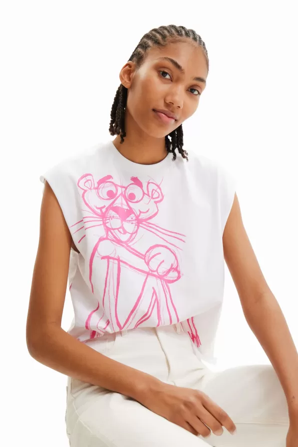 Pink Panther sleeveless T-shirt