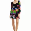 Short floral A-line dress