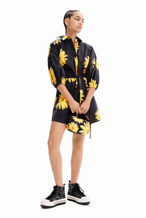 M. Christian Lacroix daisy shirt dress