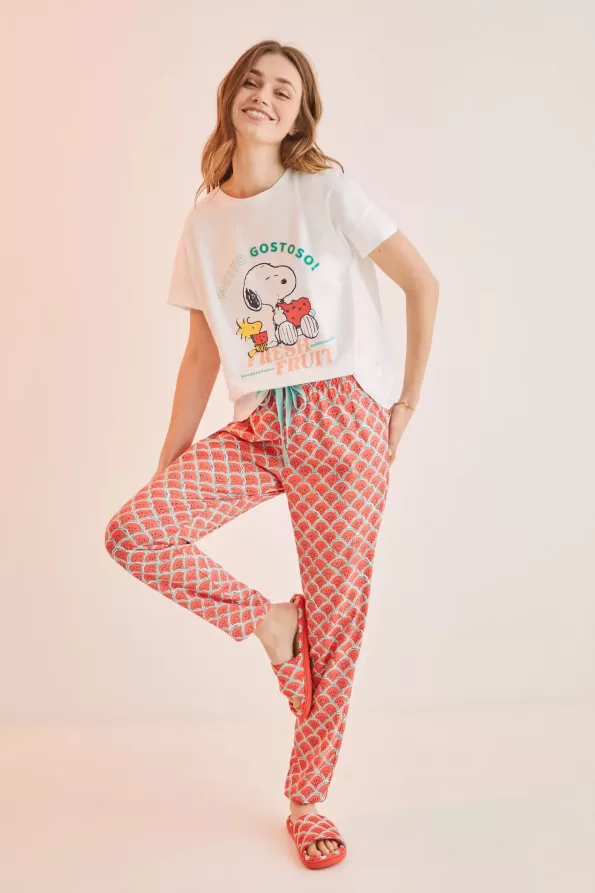 Snoopy pajamas watermelons