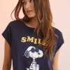 Snoopy short-sleeved cotton T-shirt