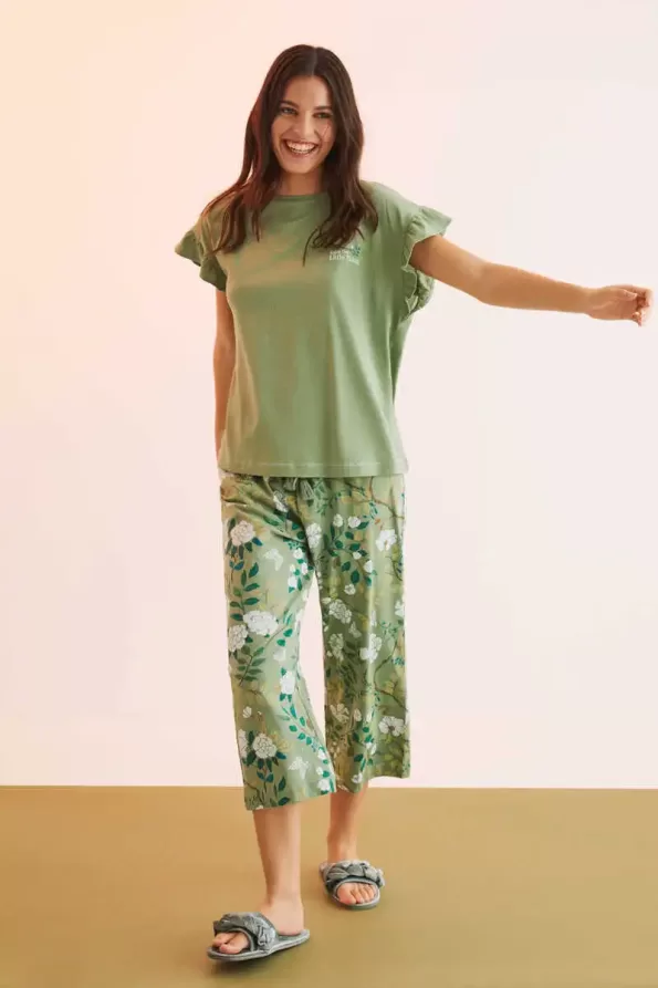 Capri printed pajama