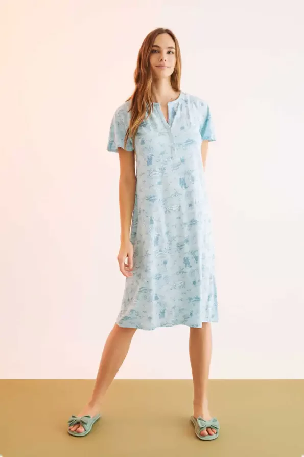 Printed nightgown
