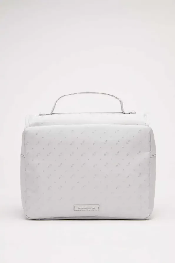 Toiletry bag interior hanger
