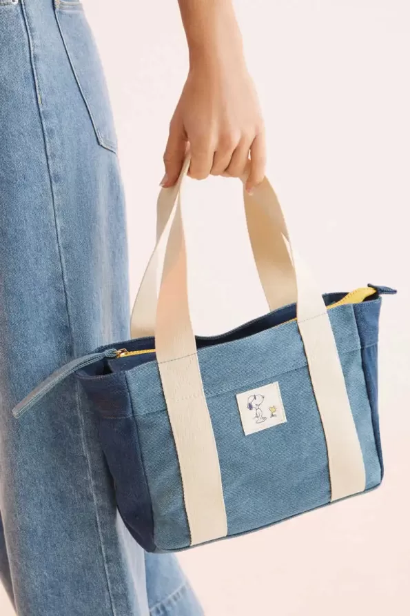 Neceser grande Snoopy denim