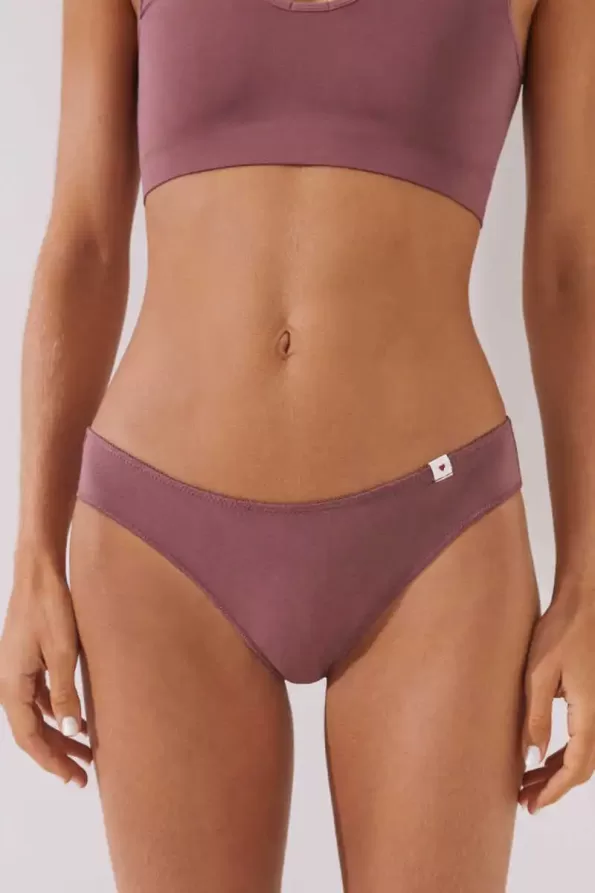 7-pack pink heart classic panties