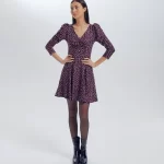 Short patterned dress