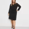 Dress with elegant flounces