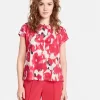 Short sleeve top in slinky jersey
