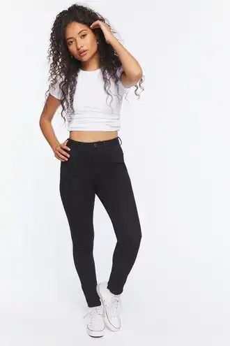 Stretch High-Rise Skinny Jeans