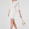Dress with broderie detais