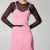 Knit skirt in braided design