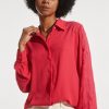 Shirt with lace