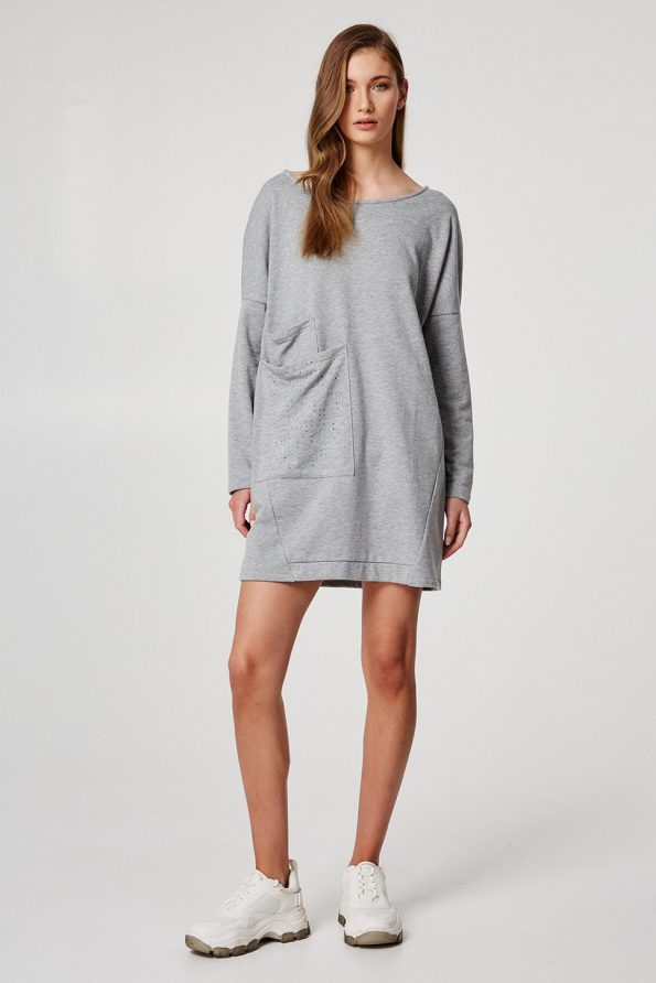 Oversized sweatshirt dress