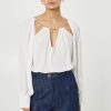 Blouse with chain design