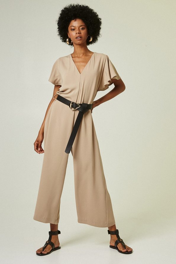 Jumpsuit with belt