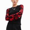 Floral jacquard T-shirt