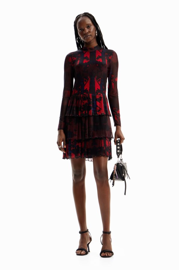 M. Christian Lacroix short pleated dress