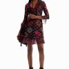 Short ruffle dress