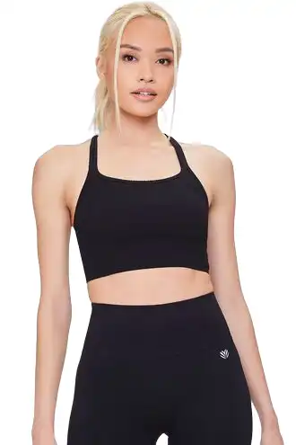 Seamless Caged-Back Sports Bra