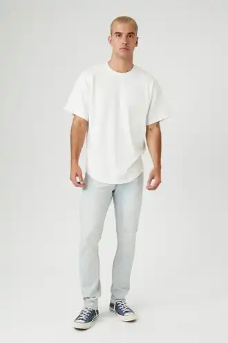 Mid-Rise Slim-Fit Jeans