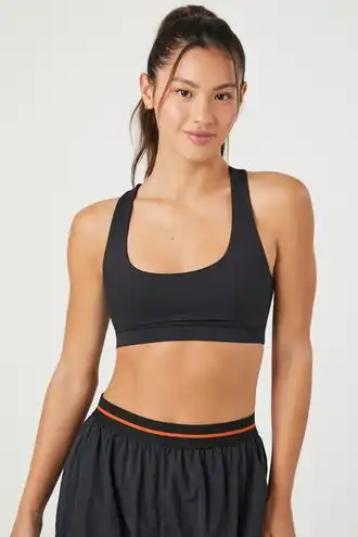 Crisscross Strappy Sports Bra