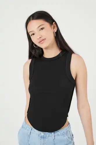 Scoop-Neck Fitted Tank Top