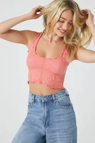 Seamless Ornate Crop Top