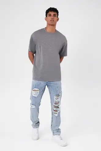 Recycled Distressed Jeans