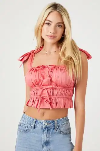 Tie-Strap Bow Crop Top