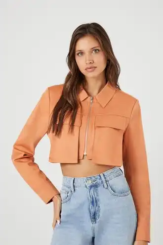 Cropped Trucker Jacket