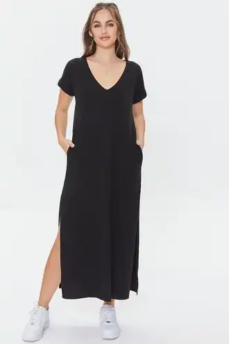 Side-Slit Maxi Dress