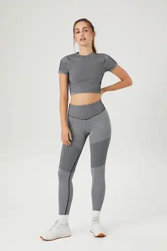 Active Seamless Two-Tone Leggings