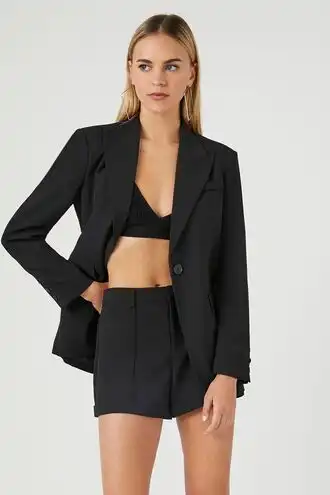 High-Rise Trouser Shorts