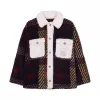 Harry Potter checked shearling jacket
