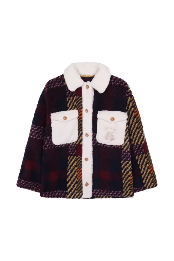 Harry Potter checked shearling jacket
