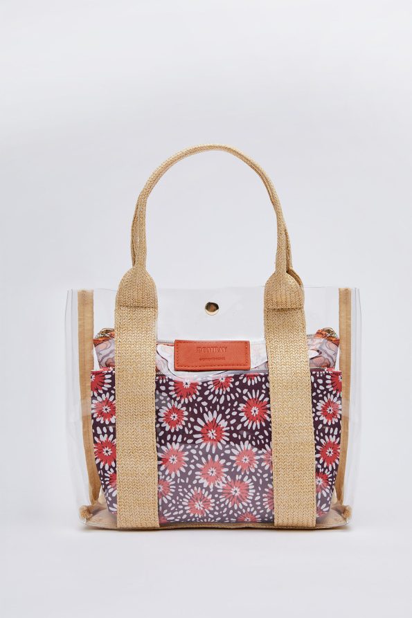 3-pack printed toiletry bags