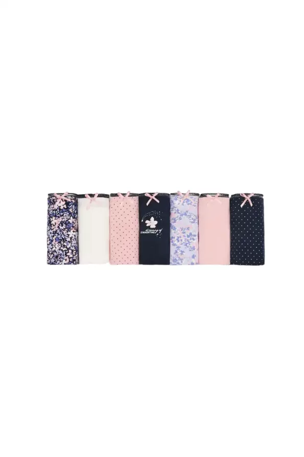 Pack of 7 printed cotton panties