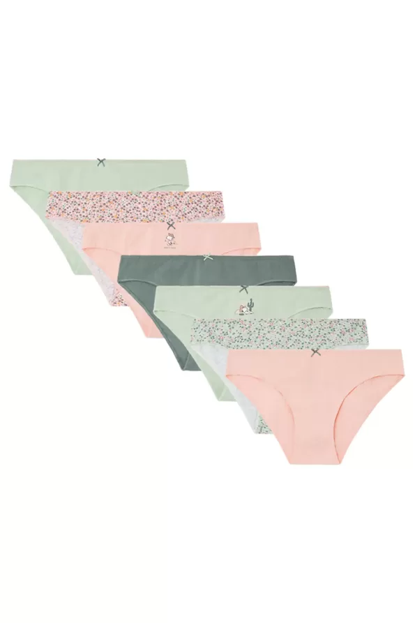 Pack of 7 Snoopy cotton panties