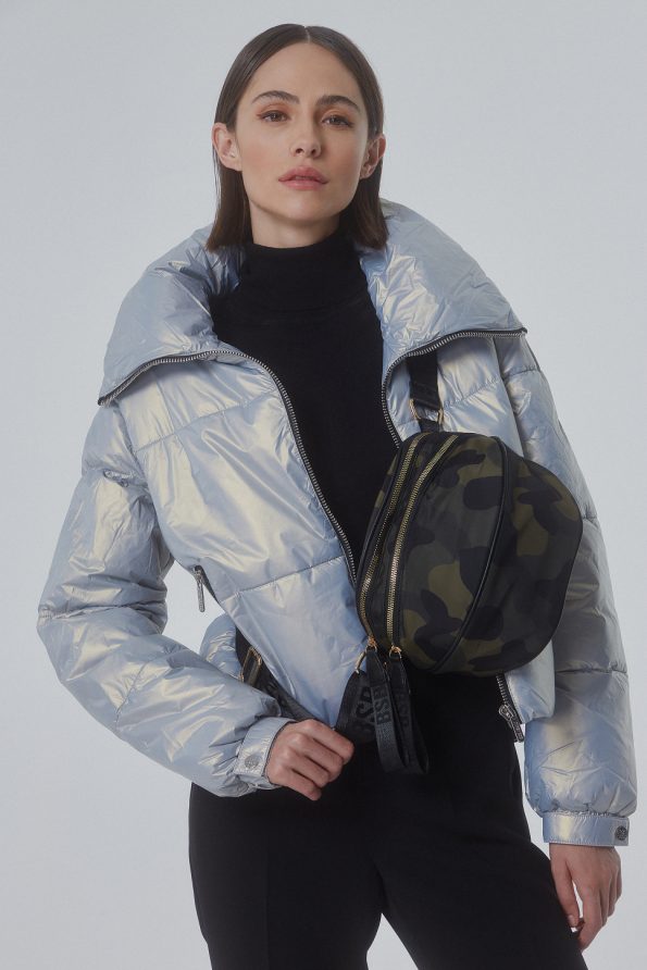 Puffer shiny jacket