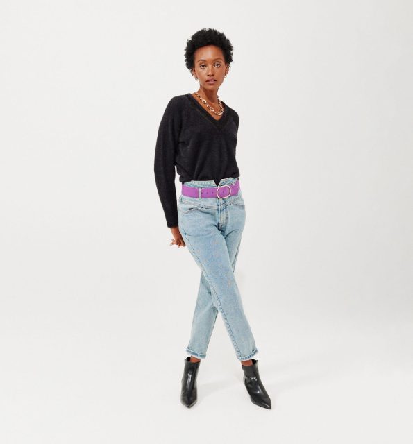 Lace detail jumper