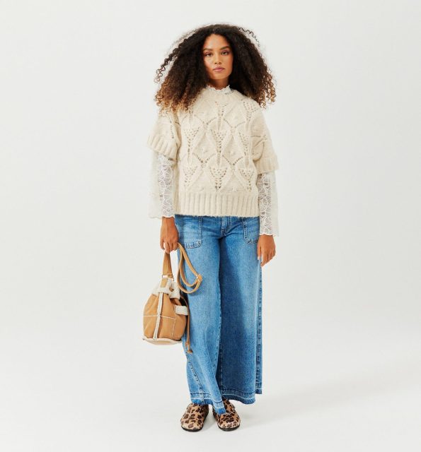 Short-sleeved jumper