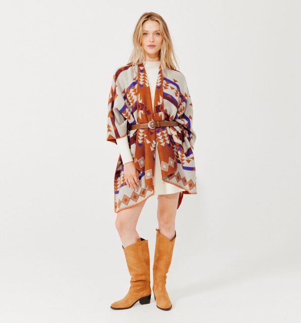 Oversized poncho