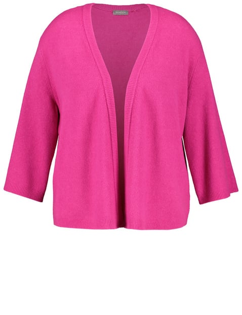 Cardigan with 3/4-length sleeves